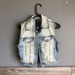 Jean jacket vest